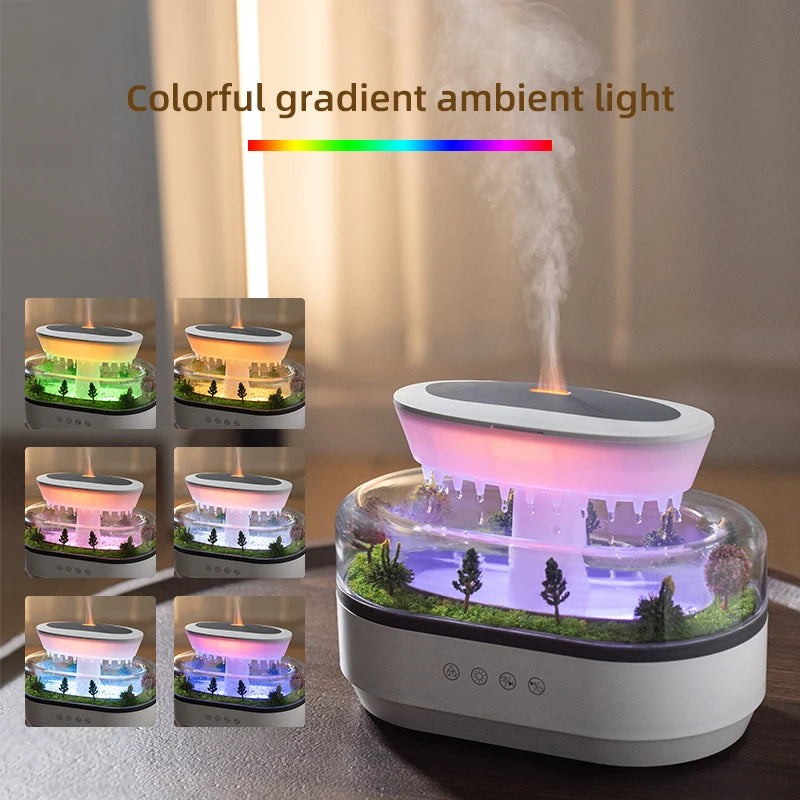 Smart Mist Maker 250ML Humidifier Raindrop Scene Home Aromatherapy Aroma Essencial Oil Diffuser Mist air Humidifier