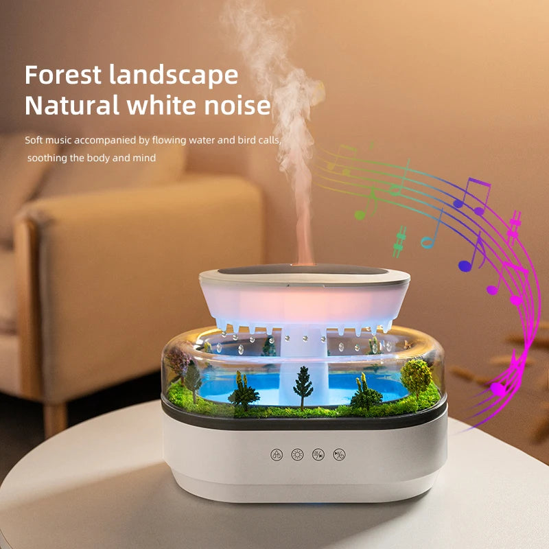 Smart Mist Maker 250ML Humidifier Raindrop Scene Home Aromatherapy Aroma Essencial Oil Diffuser Mist air Humidifier