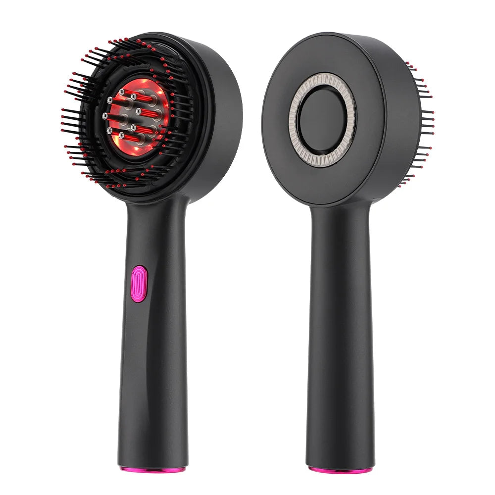 Handheld Electric Head Massage Comb Essential Oil Red Light Scalp Massage IPX7Waterproof Electric Muscle Relaxation Massage Gift