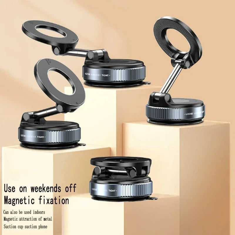 Car Magnetic Holder Strong Suction Rotate 360° Navigation Vehicular Holder Foldable Universal Stand For Cell Phone