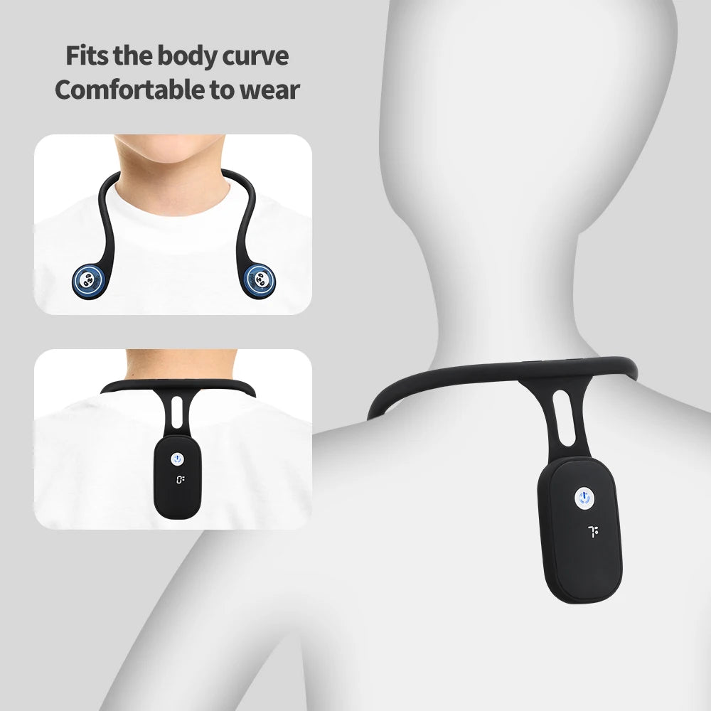 Smart Posture Corrector Back Vibration Reminder Posture Training Correction Device For Adult Kids Anti-Humpback Protect Eyesight