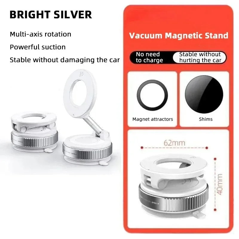 Car Magnetic Holder Strong Suction Rotate 360° Navigation Vehicular Holder Foldable Universal Stand For Cell Phone