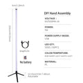 RGB LED Floor Lamp Remote APP Control Music Sync Corner Mood Lighting Smart Modern Mood Standing Lights for Bedroom Living Room