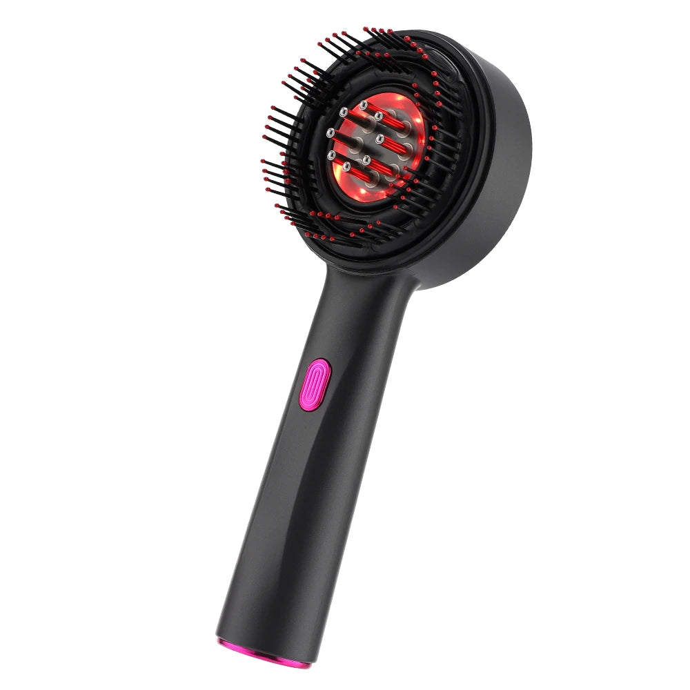 Handheld Electric Head Massage Comb Essential Oil Red Light Scalp Massage IPX7Waterproof Electric Muscle Relaxation Massage Gift