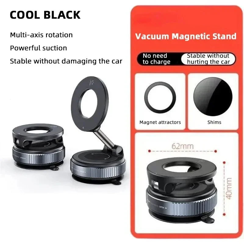 Car Magnetic Holder Strong Suction Rotate 360° Navigation Vehicular Holder Foldable Universal Stand For Cell Phone